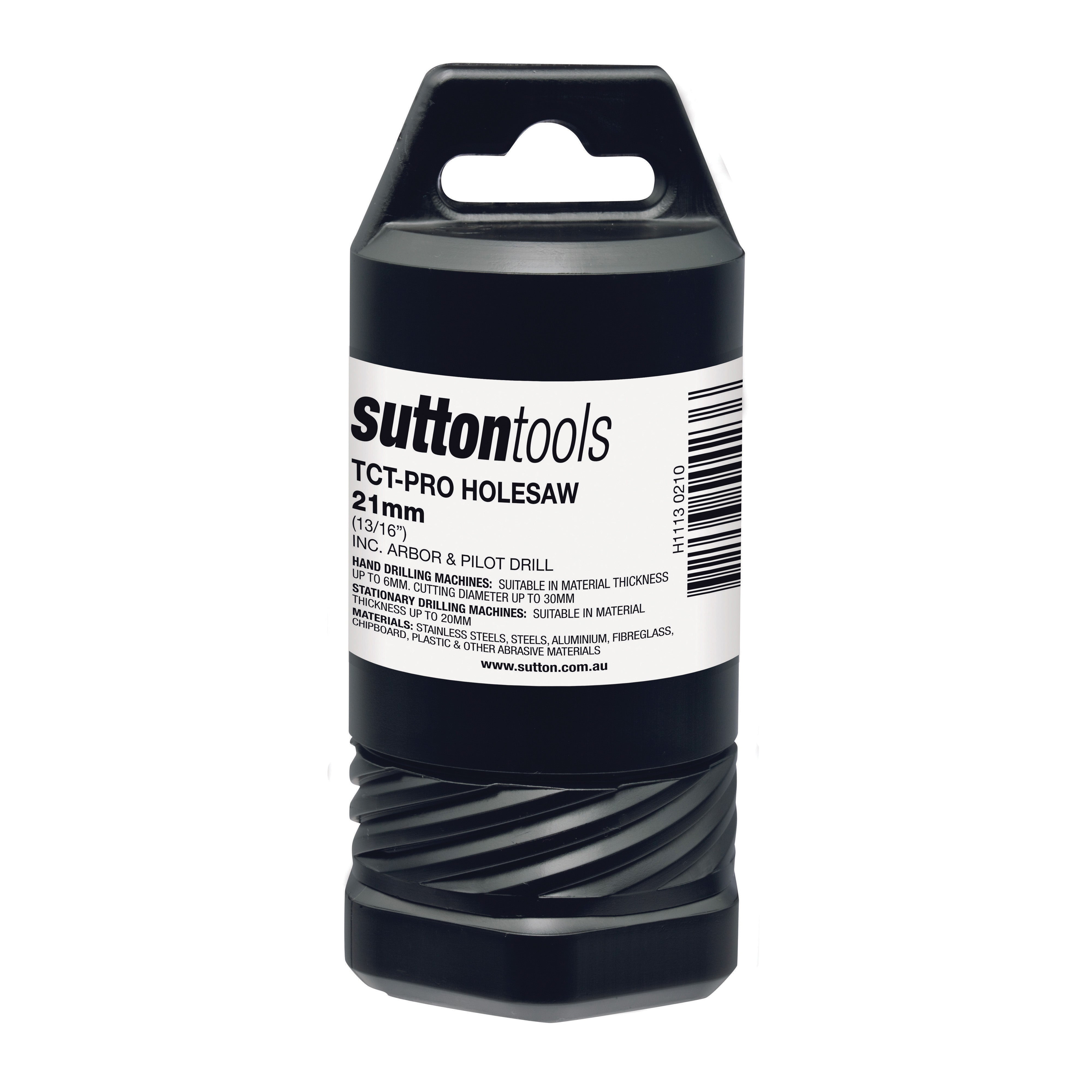 Sutton - Holesaw H113 Tct Metal W/Arbor 20mm-Depth 21mm | H1130210