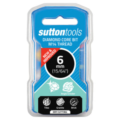 Sutton - Holesaw H116 Diamond Grit M14 Thread 6mm | H1160060
