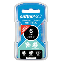 Sutton - Holesaw H116 Diamond Grit M14 Thread 6mm | H1160060