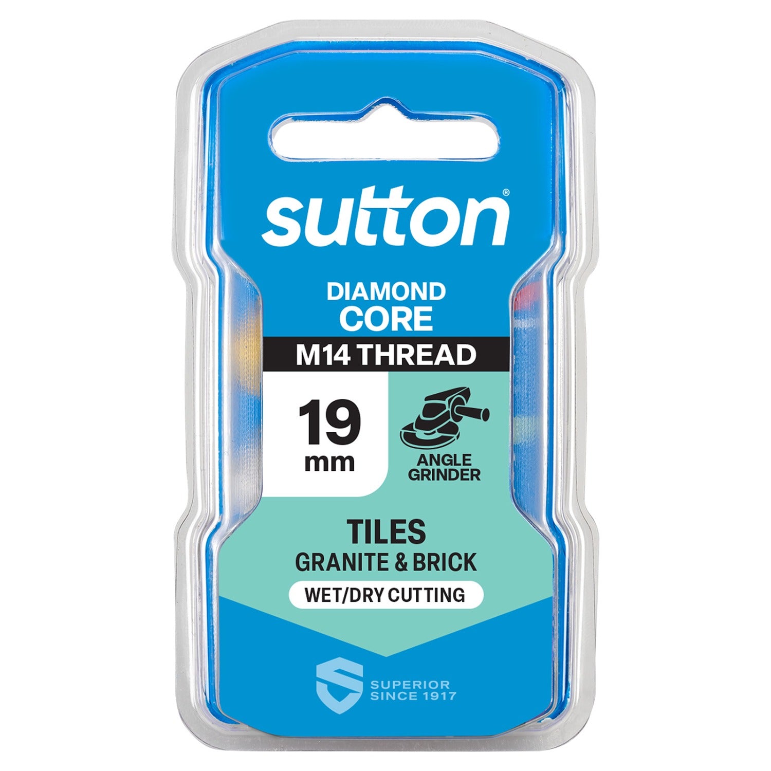 Sutton - Holesaw H116 Diamond Grit M14 Thread 19mm | H1160190