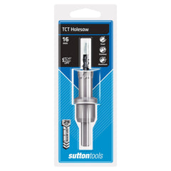 Sutton Tools - 25mm Holesaw H117 TCT Metal W/arbor 25mm-Depth | H1170250