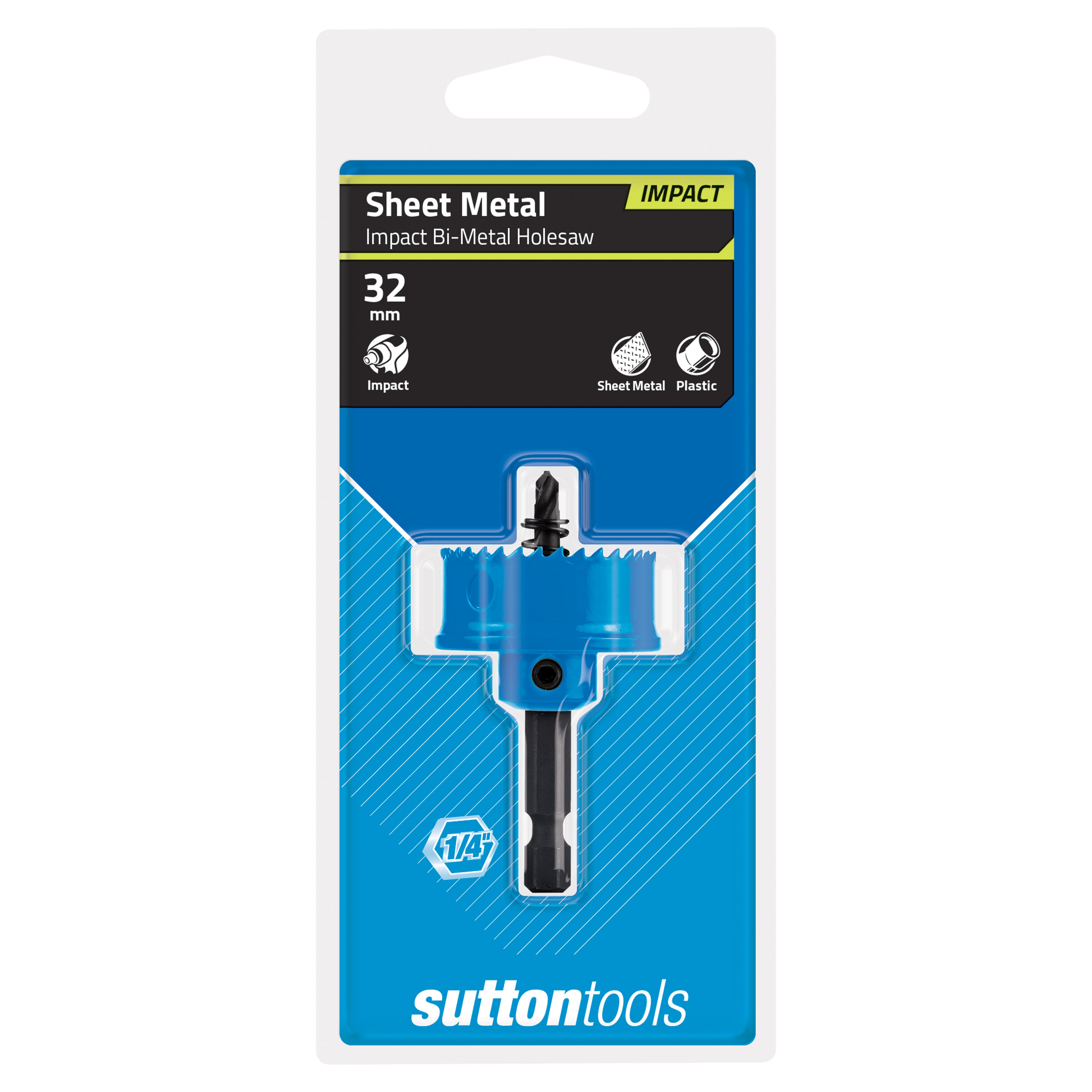 Sutton - Holesaw H119 Bi-Metal Impact Hex Shank 32mm | H1190320