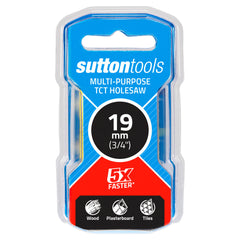 Sutton - Holesaw H127 Tct Multi-Purpose 19mm (3/4) Yellow | H1270190