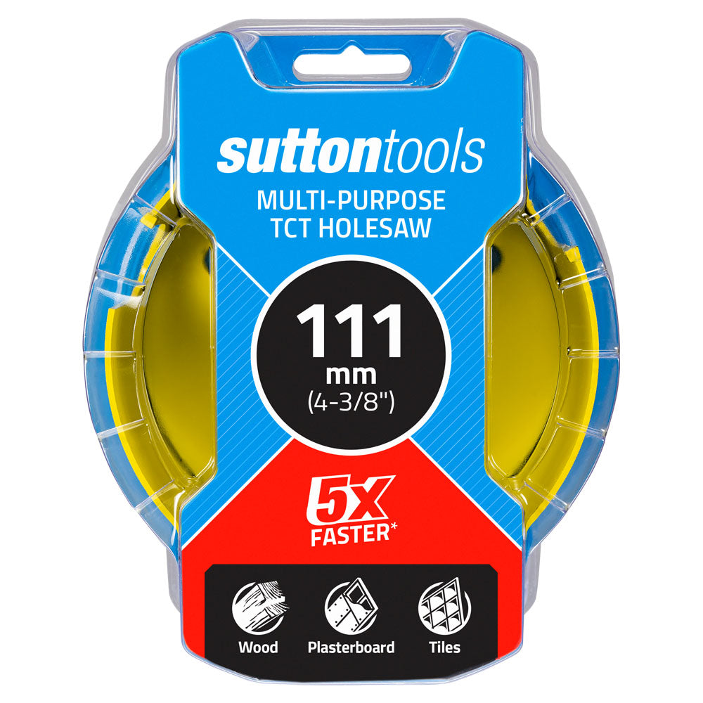 Sutton - Holesaw H127 Tct Multi-Purpose 111mm (4-3/8) Yellow | H1271110