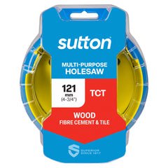 Sutton - Holesaw H127 Tct Multi-Purpose 121mm (4-3/4) Yellow | H1271210