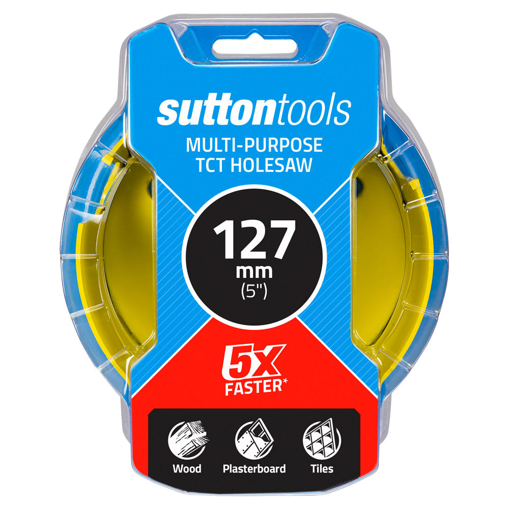 Sutton - Holesaw H127 Tct Multi-Purpose 127mm (5In) Yellow | H1271270
