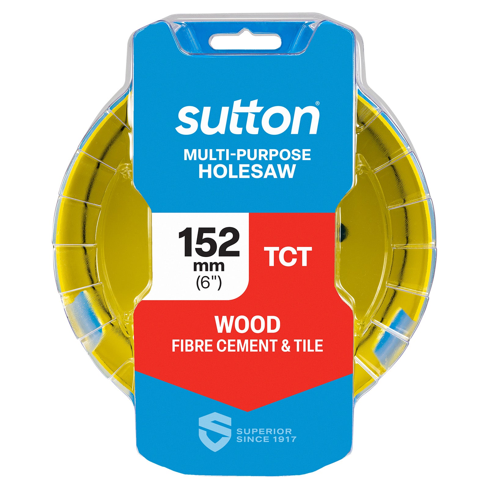 Sutton - Holesaw H127 Tct Multi-Purpose 152mm (6In) Yellow | H1271520