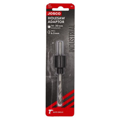 Josco - Holesaw Mandrel Round Holesaw sizes 14-30 | H1