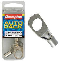 Champion - Cable Solder Lugs - 25 - 12mm | H206BL