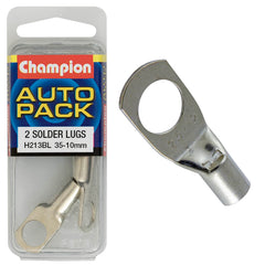 Champion - Cable Solder Lugs - 35 - 10mm | H213BL
