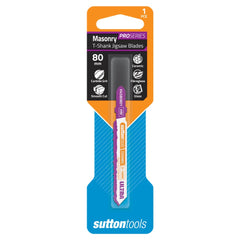 Sutton Tools - 80mm Blade H458 Jigsaw T-shank Tc-grit Masonry/ceram Ultra 1Pk | H4580801