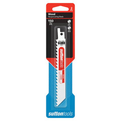 Sutton Tools - 225 x 19 x 1.05mm Blade H520 Recip Hcs Wood Curve 4Tpi 2Pk | H52022504