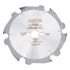 Austsaw - 250mm (10In) Polycrystalline Diamond Blade 25.4mm Bore 6Pcd 6Tct Teeth | PCD250