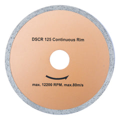 Carbitool - Diamond Saw Blade 125mm Continuous Rim | DSCR 125