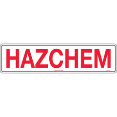 Uniform Safety Signs - 600x150mm - Metal - Hazchem | HAZ101M