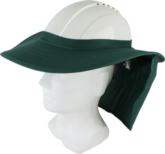 Maxisafe Hat Brim with Neck Flap - Green | HBS558-G