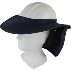 Maxisafe Hat Brim with Neck Flap | HBS558 Navy Blue