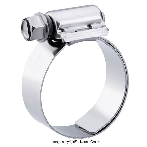 Hardie Hose - S/S Slotted Clamp with Liner 40-64mm | HC-SL064
