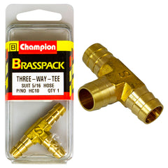 Champion - Hose Joiners - "t" - Brass - 5/16" | HC10