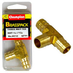 Champion - Hose Joiners - "t" - Brass - 1/2" | HC12