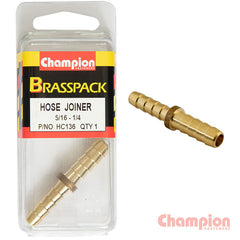 Champion - 5/16 X 1/4 BRASS HOSE JOINER REDUCER | HC136