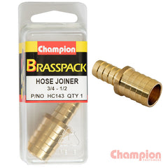 Champion - 3/4 X 1/2 BRASS HOSE JOINER REDUCER | HC143
