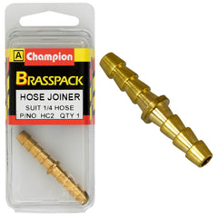 Champion - Hose Joiners - Brass - 1/4" | HC2