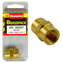 Champion - Hex Sockets - Brass - 3/8" | HC63