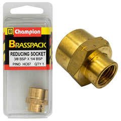 Champion - Hex Reducing Sockets - Brass - 3/8" to 1/4" | HC67