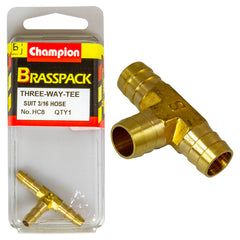 Champion - Hose Joiners - "t" - Brass - 3/16" | HC8