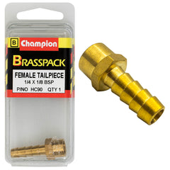 Champion - Hose Tails - Straight - Female - 1/4" x 1/8" | HC90