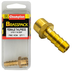 Champion - Hose Tails - Straight - Female - 5/16" x 1/4" | HC94