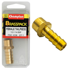Champion - Hose Tails - Straight - Female - 1/2" x 1/4" | HC96