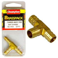 Champion - Hose Joiners - "t" - Brass - 1/4" | HC9