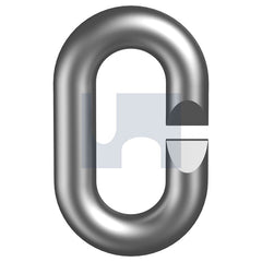 Hobsons - 18 x 110 - Polished Chain Link Clip - 316 Stainless | HCH16LC-18