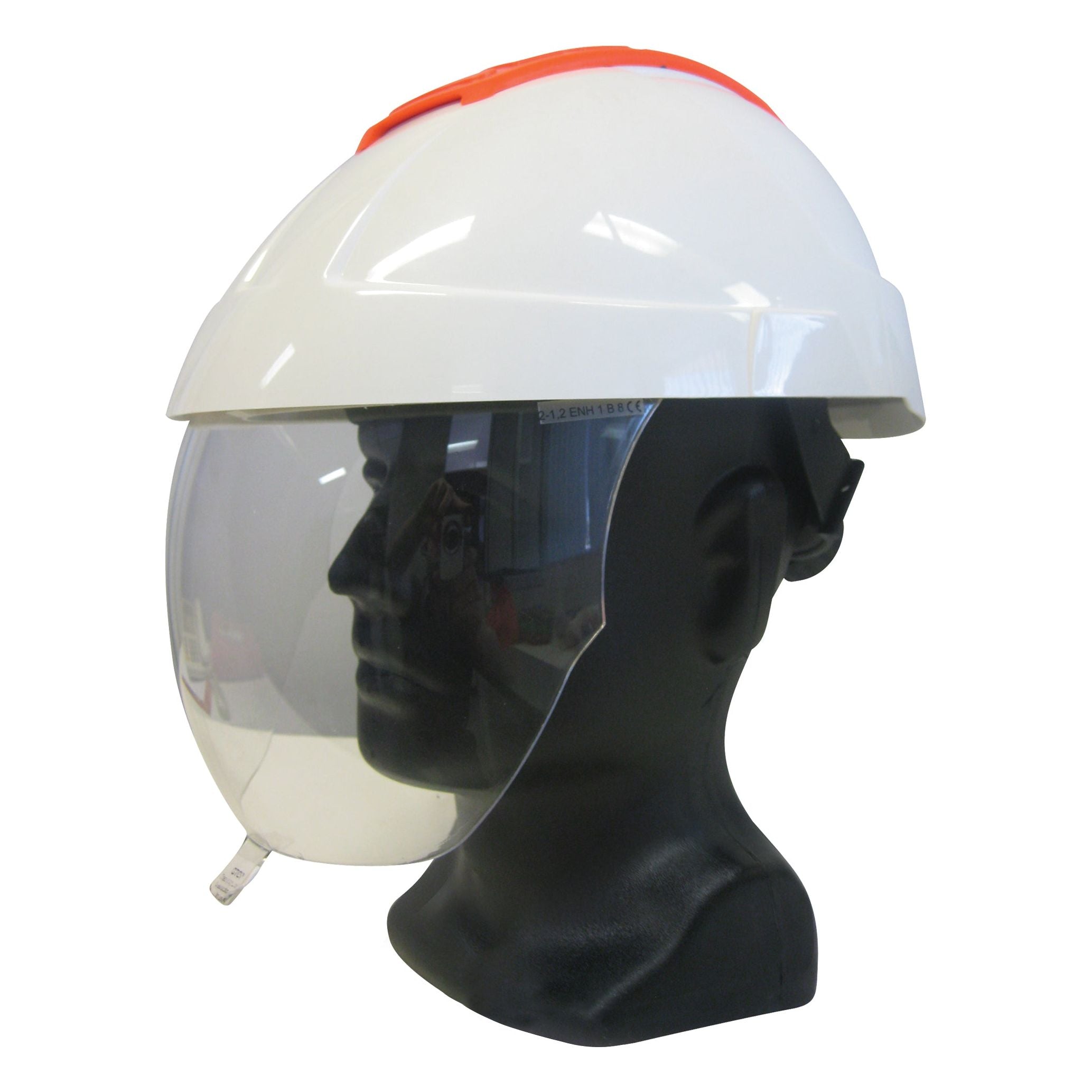 E-Man 4000 Helmet with Clear Visor & Chinstrap  | HEM569