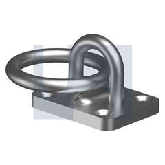 Hobsons - 5 x 30 - Pad Eye Oblong & ring - 304 Stainless - A2 | HEP04OR-05