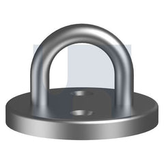 Hobsons - 6 x 40 - Pad Eye Round - 304 Stainless - A2 | HEP04RD-06