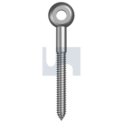 Hobsons - M6 x 55 316 STAINLESS HEC / A4 LAG SCREW EYE (Pack of 1)