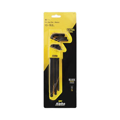 9 Piece Metric Hex Key Set - 1.5 - 10mm | Carded