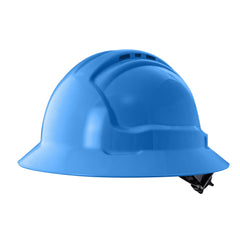 Maxisafe - Tuffgard Fullbrim Hard Hat - Ratchet Harness - Vented | HFB41RH-BL
