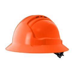 Maxisafe - Tuffgard Fullbrim Hard Hat - Ratchet Harness - Vented | HFB41RH-FO