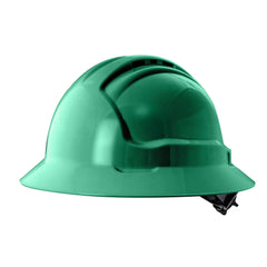 Maxisafe - Tuffgard Fullbrim Hard Hat - Ratchet Harness - Vented | HFB41RH-GR