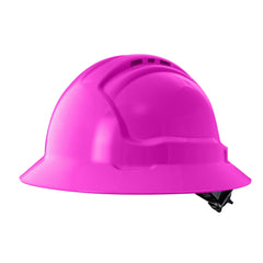 Maxisafe - Tuffgard Fullbrim Hard Hat - Ratchet Harness - Vented | HFB41RH-PK