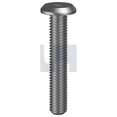 Hobsons - M8 x 65 NICKEL PLATED HEC / MILD STEEL FURNITURE CONNECTOR BOLT (Pack of 50)