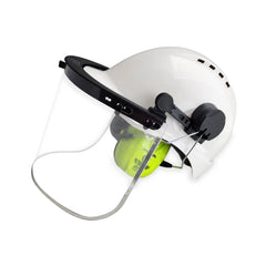Maxisafe - Maxisafe Helmet With Clear Visor And Earmuffs Complete | HFK425a