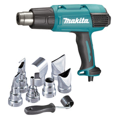 Makita Tools - 50-650 Variable Degree Heat Gun Pre-set heat function with 7 piece nozzle set | HG6531CKIT