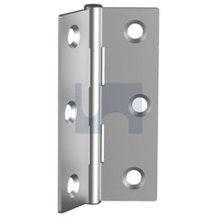 Hobsons - 75X50 304 STAINLESS HEC / A2 BUTT HINGE 6 HOLE - FIXED PIN (Pack of 12)