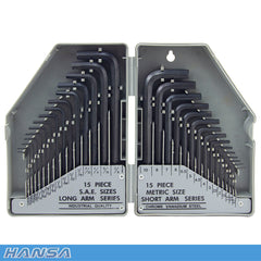 Champion - HEX KEY SET - METRIC/IMPERIAL - 30 PIECE | HKS-30
