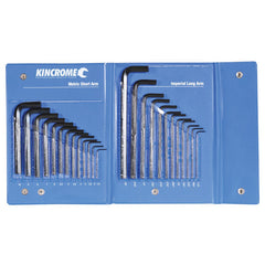 Kincrome - Hex Key Wrench Set 25 Piece Imperial & Metric | HKW25C